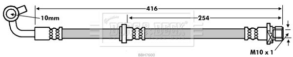 BORG & BECK Jarruletku BBH7600